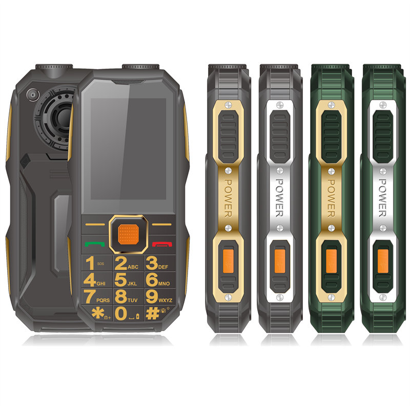 Прочный функциональный телефон с экраном 2,4 дюйма, 2G GSM и CDMA, две SIM-карты и один UIM