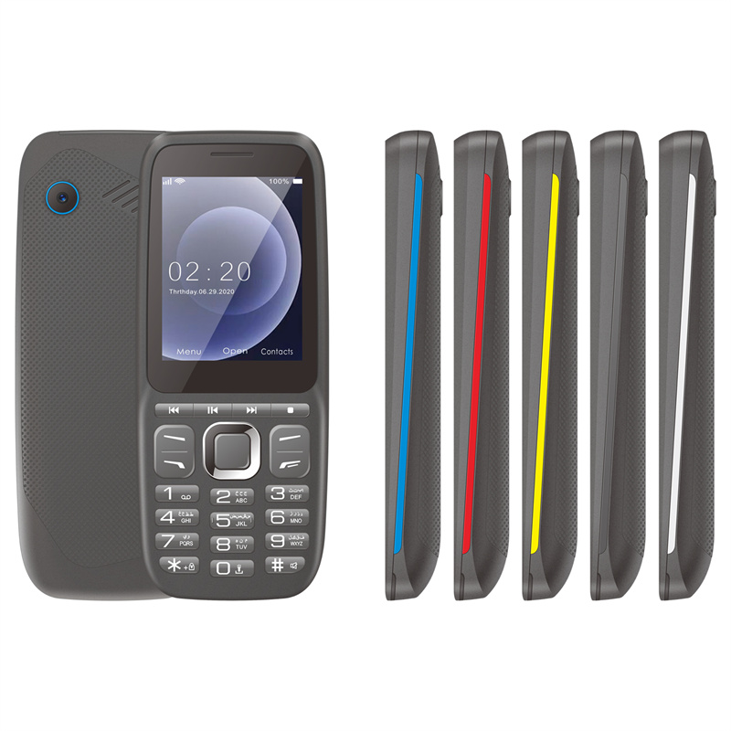 2,4-дюймовый телефон 2G GSM с двумя SIM-картами и двойным режимом ожидания SC6531E с музыкальной панелью